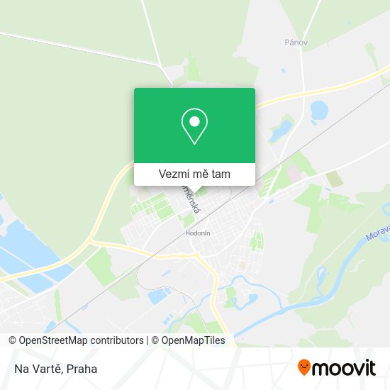 Na Vartě mapa