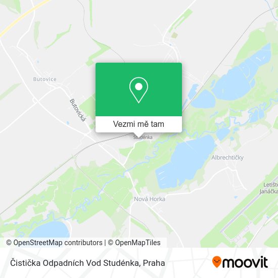 Čistička Odpadních Vod Studénka mapa