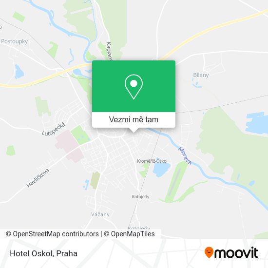Hotel Oskol mapa