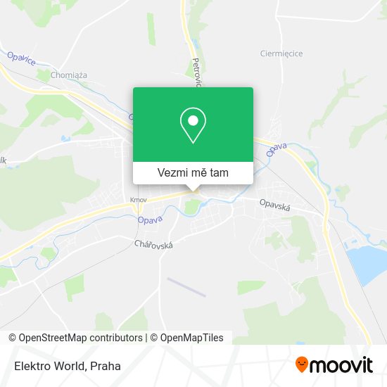 Elektro World mapa