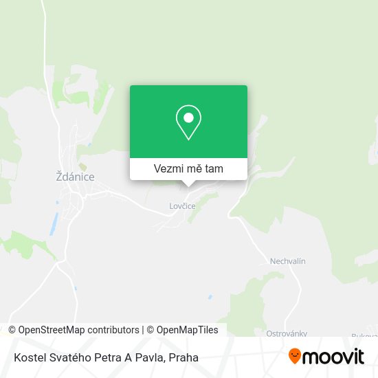 Kostel Svatého Petra A Pavla mapa