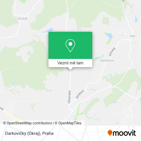 Darkovičky (Okraj) mapa