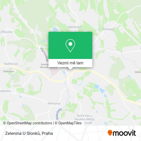 Zelenina U Slonků mapa