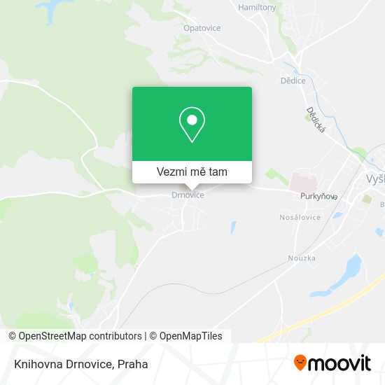 Knihovna Drnovice mapa