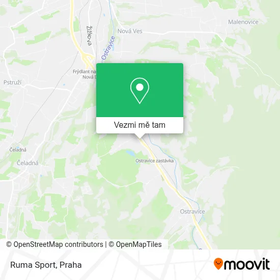 Ruma Sport mapa
