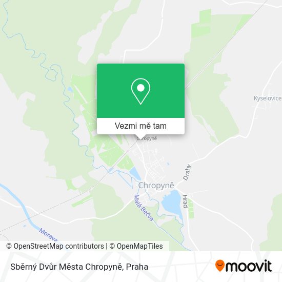 Sběrný Dvůr Města Chropyně mapa