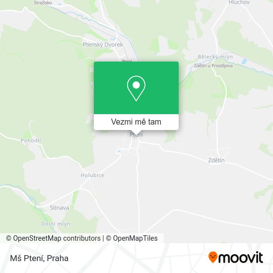 Mš Ptení mapa