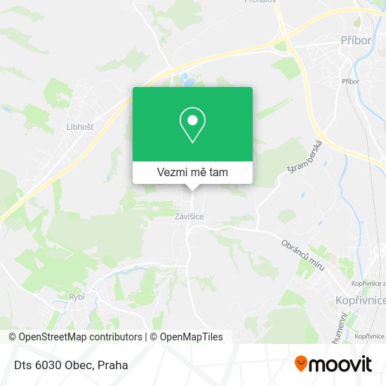 Dts 6030 Obec mapa