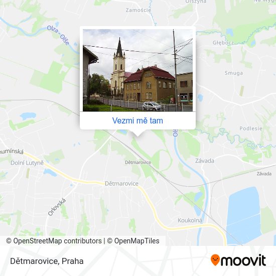 Dětmarovice mapa