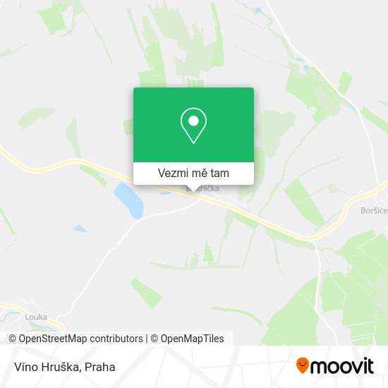 Víno Hruška mapa