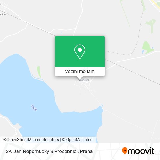 Sv. Jan Nepomucký S Prosebnicí mapa
