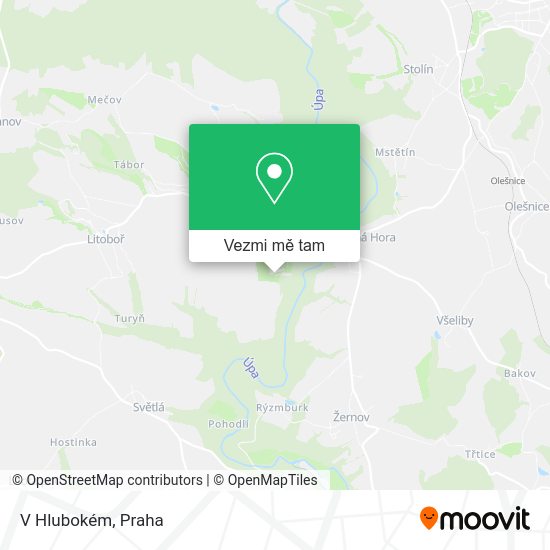 V Hlubokém mapa