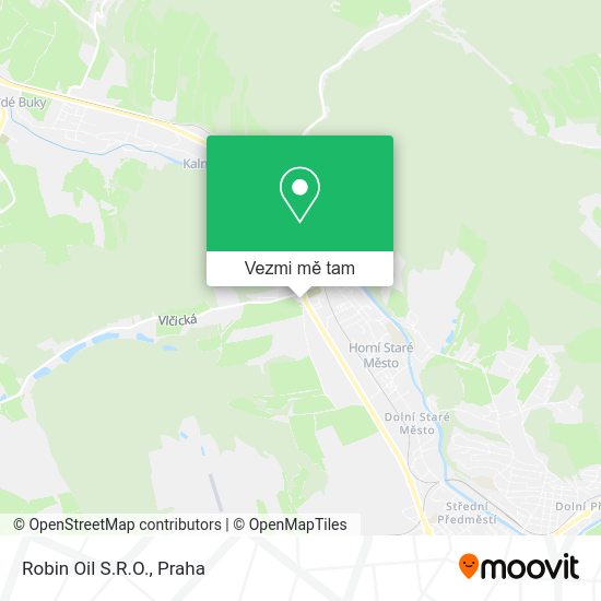 Robin Oil S.R.O. mapa