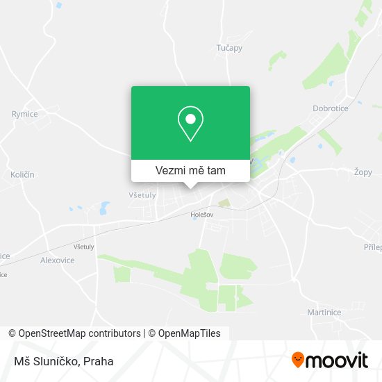 Mš Sluníčko mapa