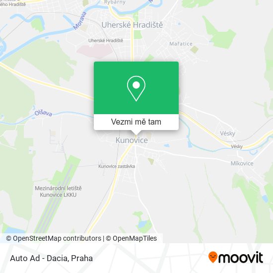 Auto Ad - Dacia mapa
