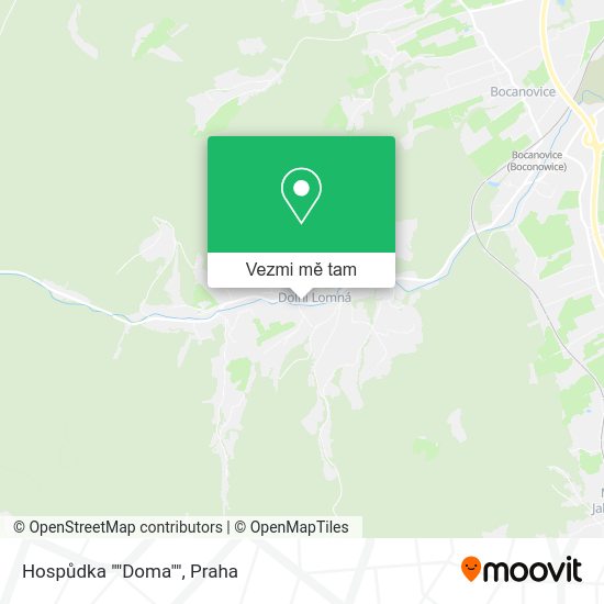 Hospůdka ""Doma"" mapa