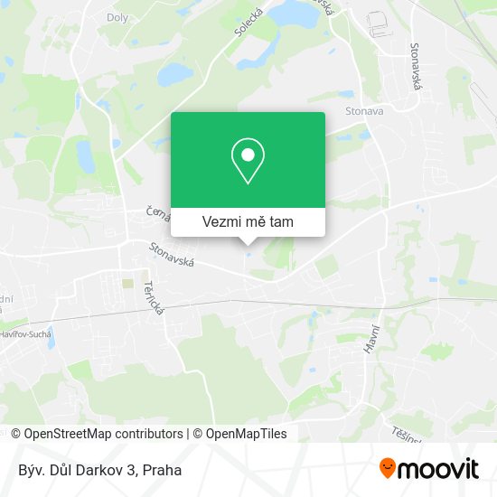 Býv. Důl Darkov 3 mapa