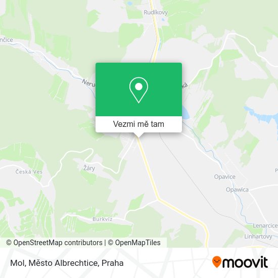 Mol, Město Albrechtice mapa