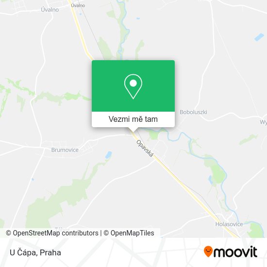 U Čápa mapa
