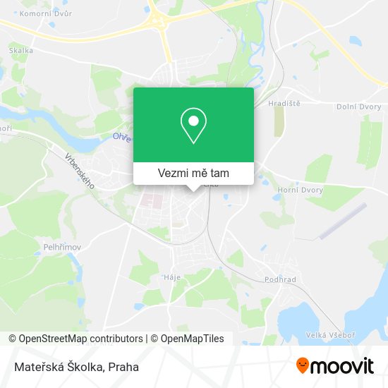 Mateřská Školka mapa