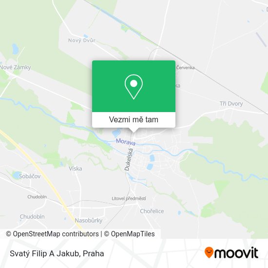 Svatý Filip A Jakub mapa