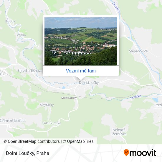 Dolní Loučky mapa