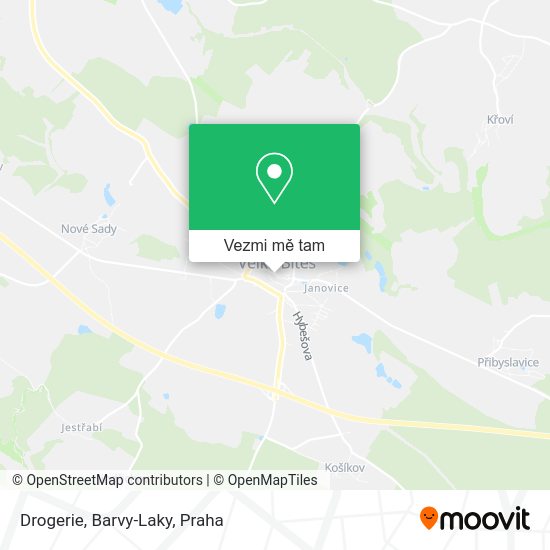 Drogerie, Barvy-Laky mapa
