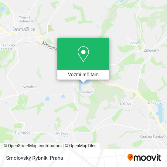 Smolovský Rybník mapa