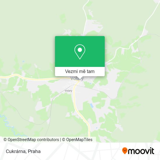 Cukrárna mapa