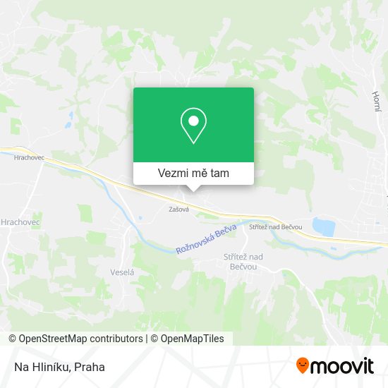 Na Hliníku mapa