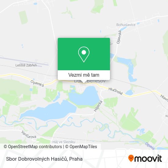 Sbor Dobrovolných Hasičů mapa