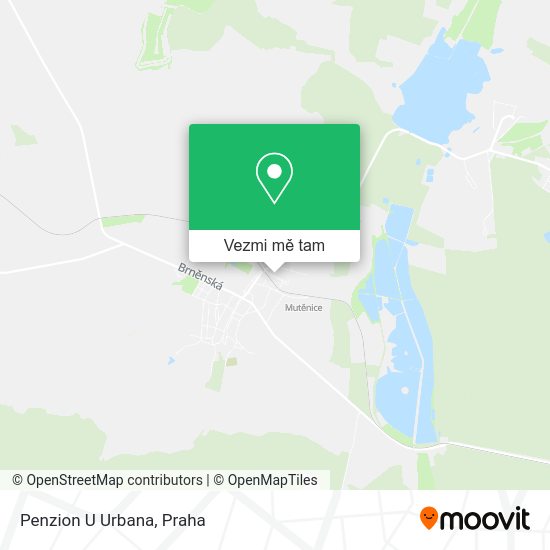 Penzion U Urbana mapa