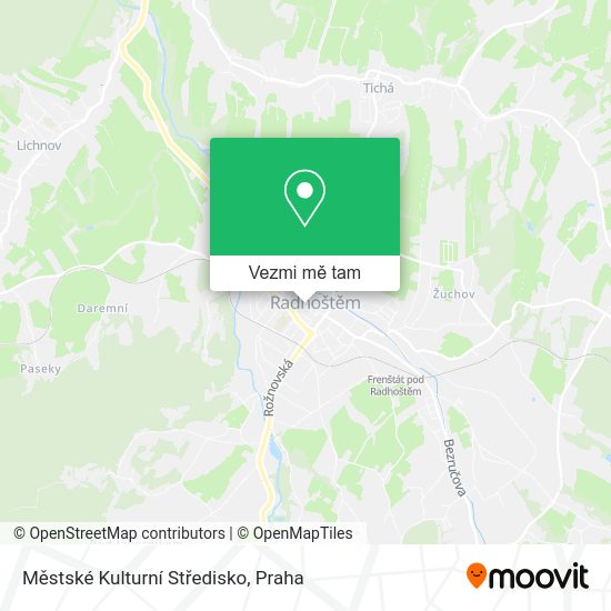 Městské Kulturní Středisko mapa