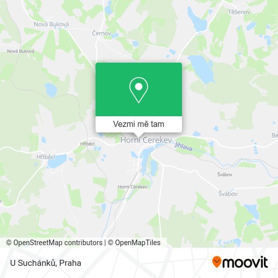 U Suchánků mapa