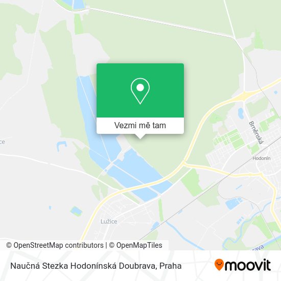 Naučná Stezka Hodonínská Doubrava mapa