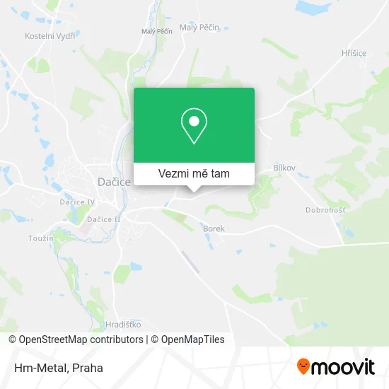 Hm-Metal mapa