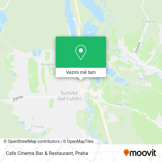 Cafe Cinema Bar & Restaurant mapa