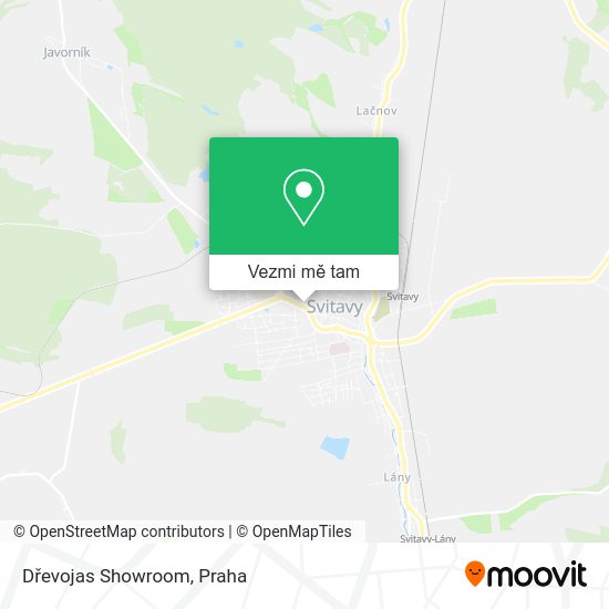 Dřevojas Showroom mapa