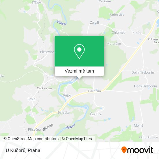 U Kučerů mapa