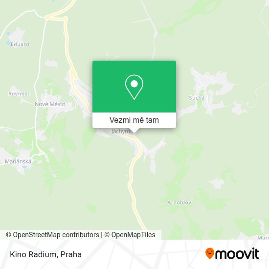 Kino Radium mapa