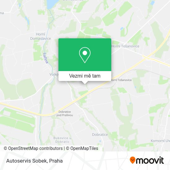 Autoservis Sobek mapa