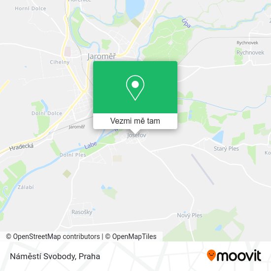 Náměstí Svobody mapa