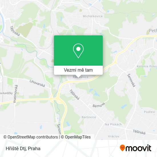 Hřiště Dtj mapa
