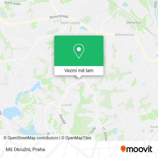 Mš Okružní mapa