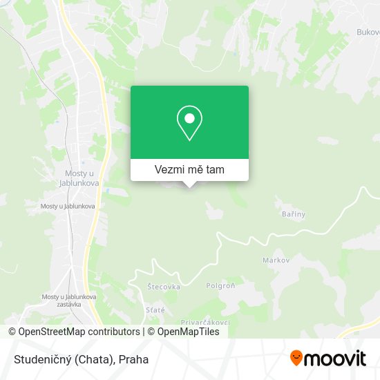 Studeničný (Chata) mapa