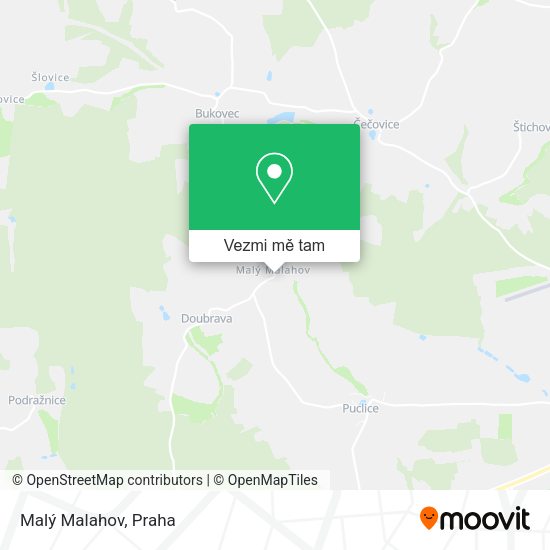 Malý Malahov mapa