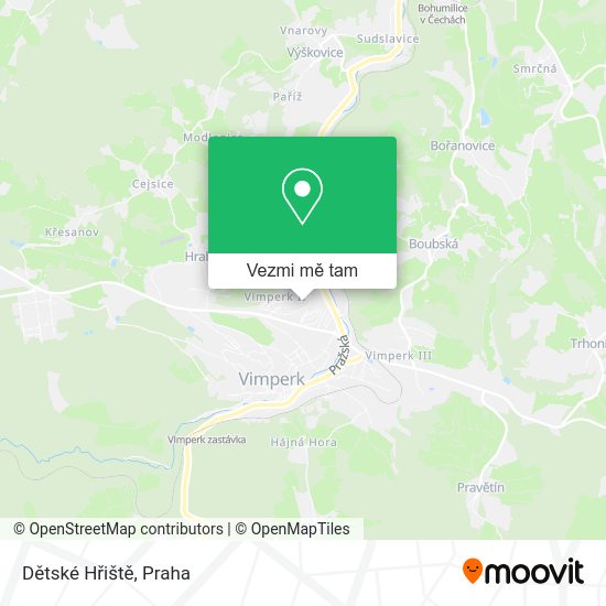 Dětské Hřiště mapa