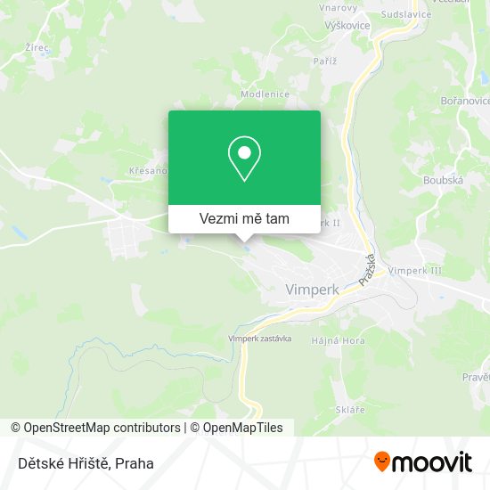 Dětské Hřiště mapa