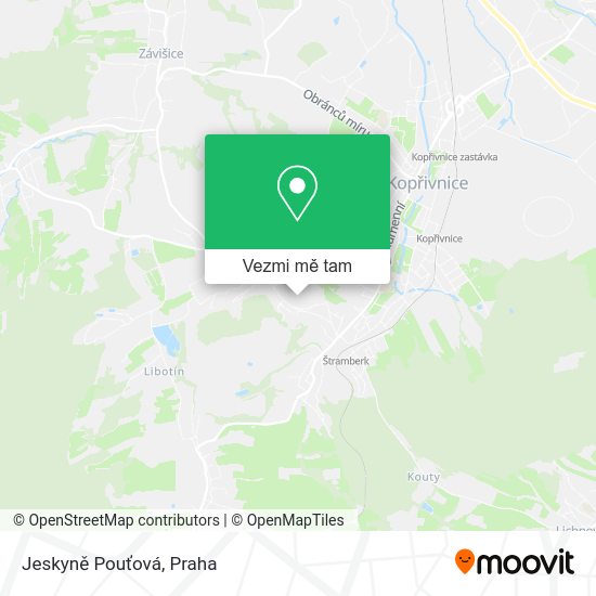 Jeskyně Pouťová mapa