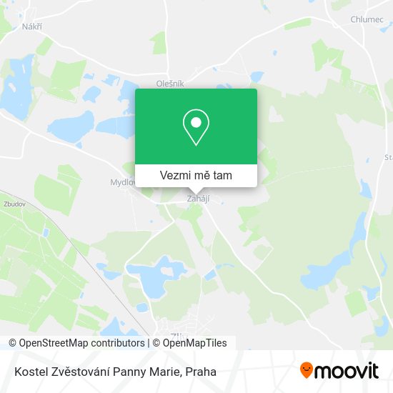 Kostel Zvěstování Panny Marie mapa